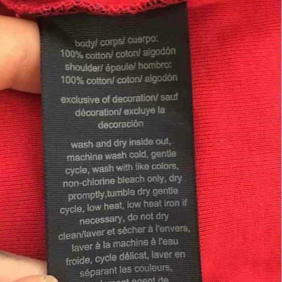 Tommy Hilfiger Red Tank Top with Blue Tie Straps - Picture 5 of 5